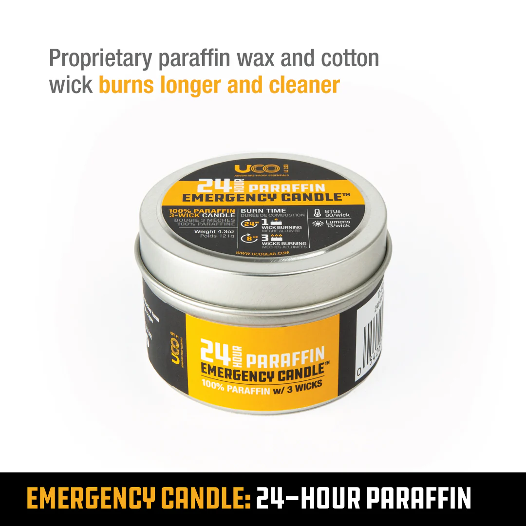 24-HR EMERGENCY CANDLE, PARAFFIN - Image 5