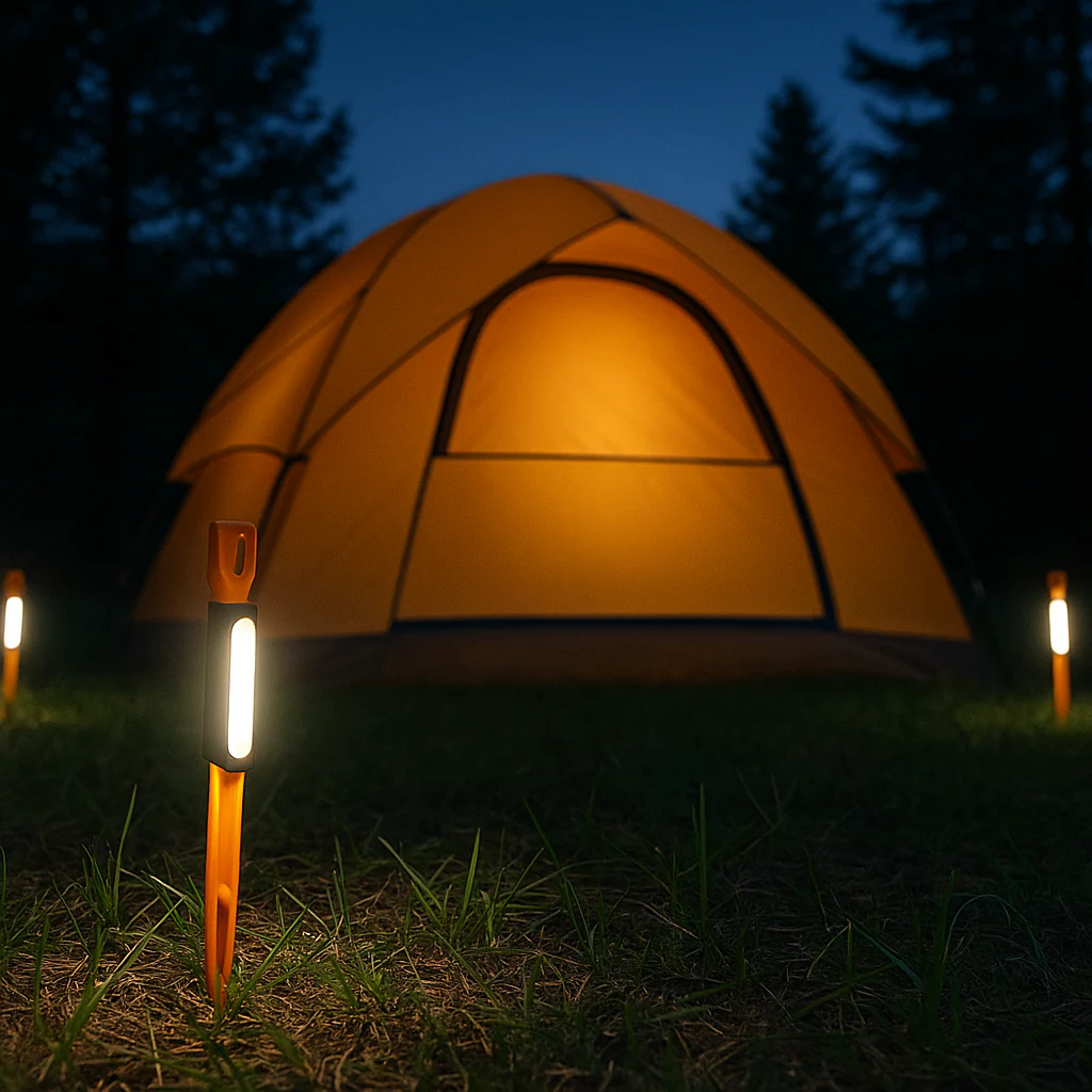 Tent Stakes with Lights, 4-Pack - Image 3